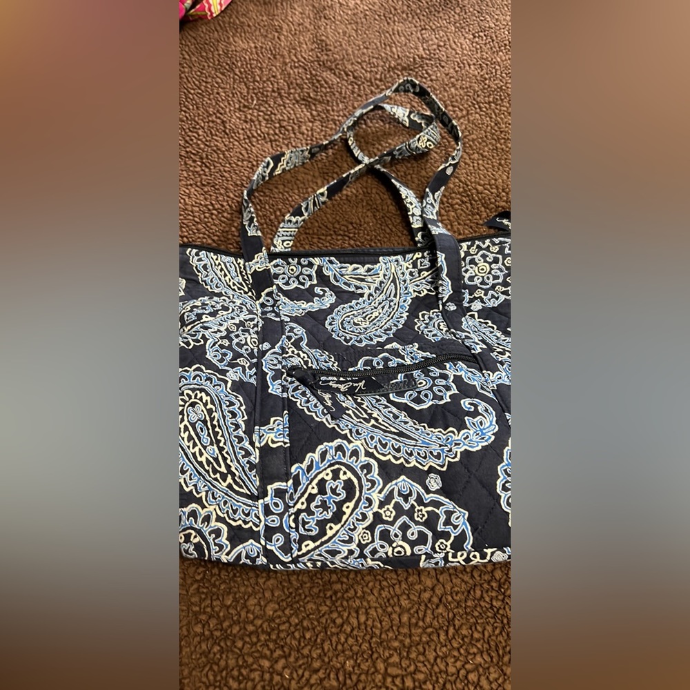 Vera Bradley authentic medium navy blue purse
